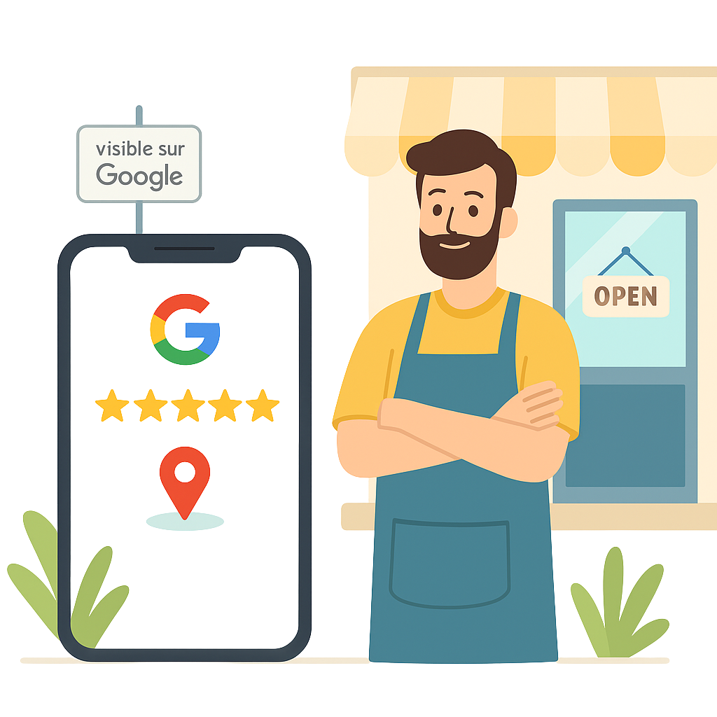 illustration sos fiche google